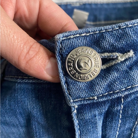 True Religion Jean Legging Flap Pockets Size 28 - Picture 4 of 9